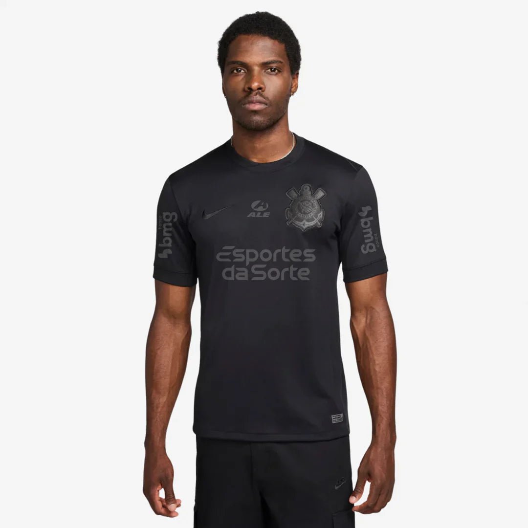Camisa Nike Corinthians 2024/25 II Torcedor Com Patrocínios - FutStore