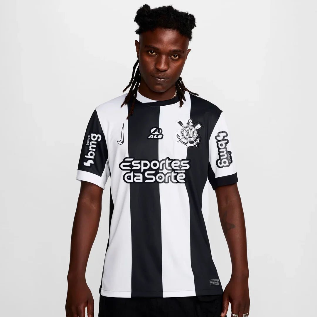 Camisa Nike Corinthians 2024/25 III Torcedor Com Patrocínios - FutStore