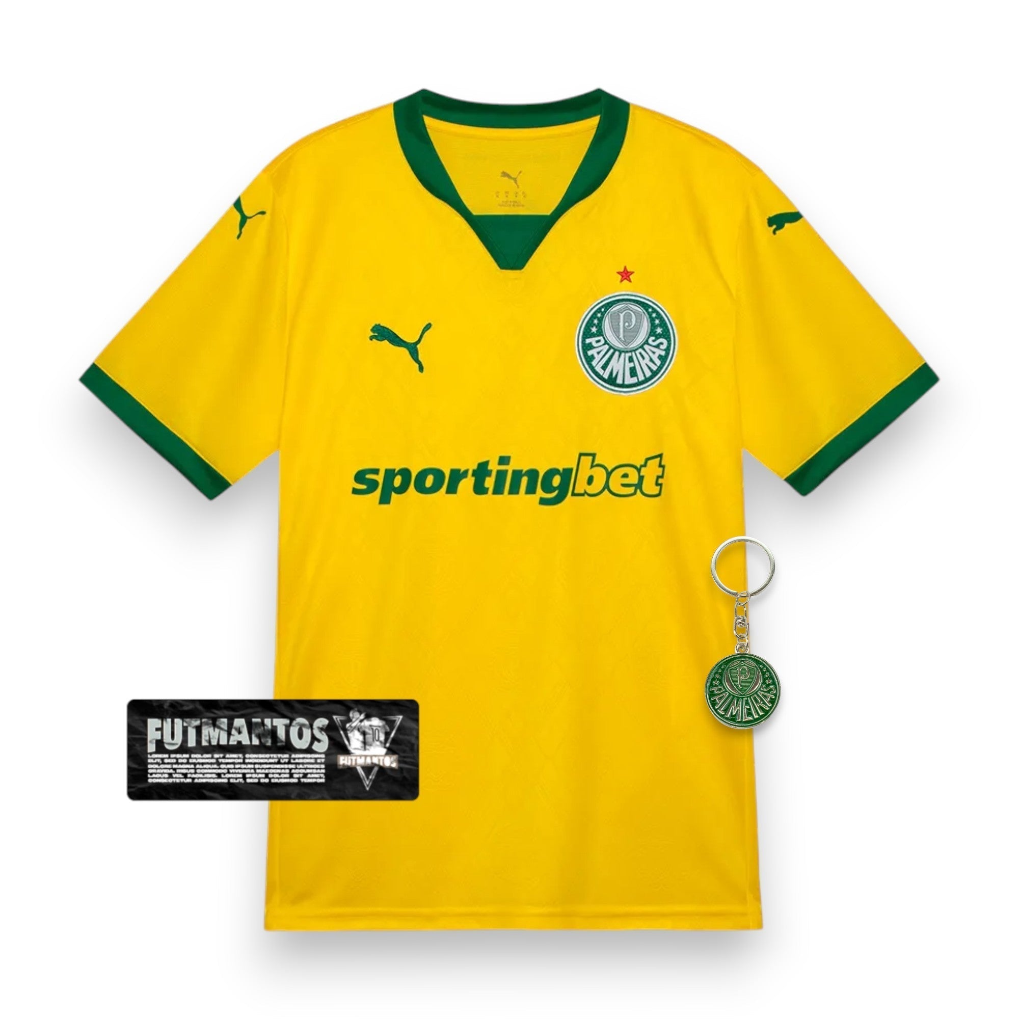 Camisa Palmeiras III Verde e amarela 25/26 - FutStore