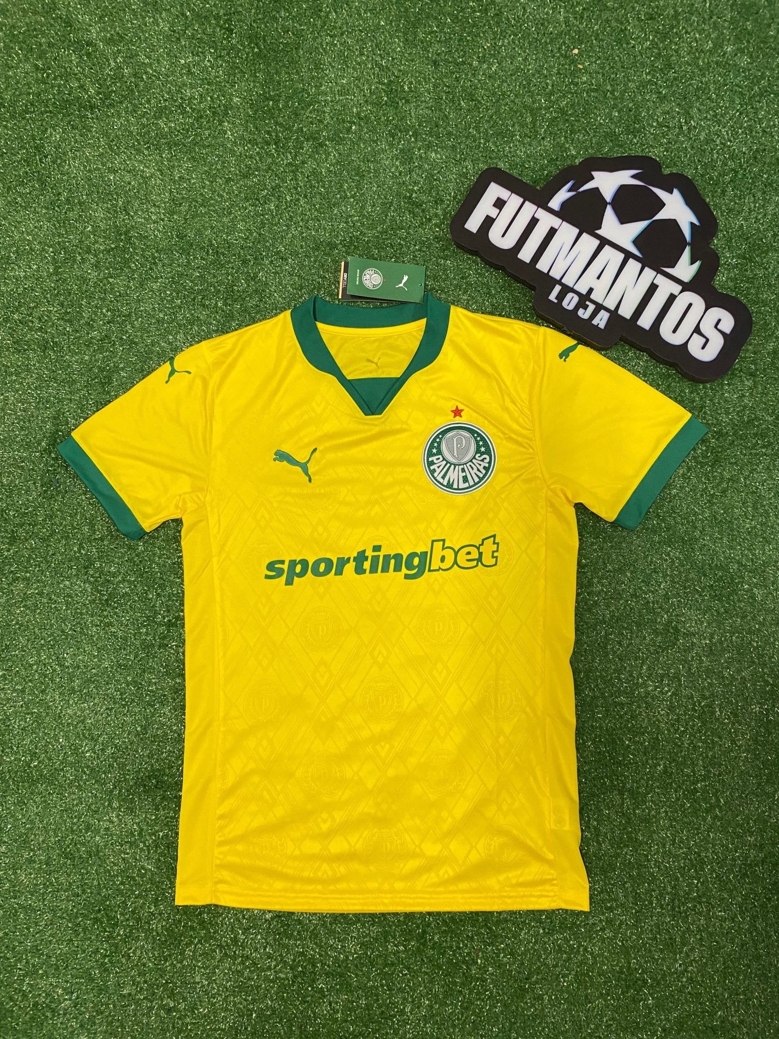 Camisa Palmeiras III Verde e amarela 25/26 - FutStore