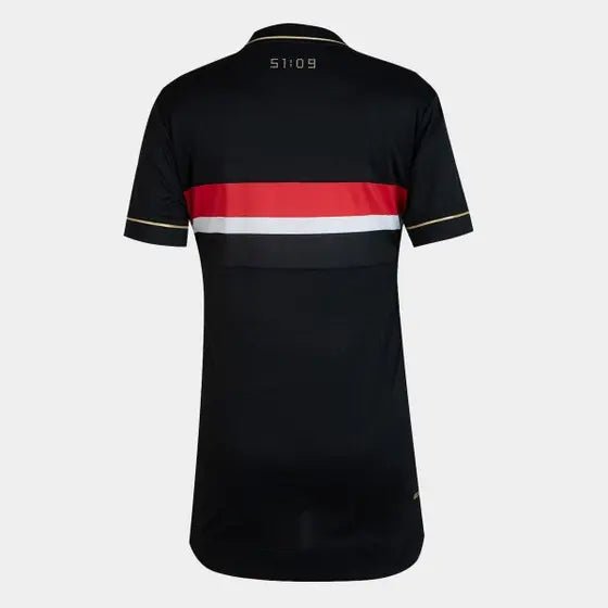 Camisa Sao Paulo Tricolor Third 25/26 - Preta - Fan version - FutStore