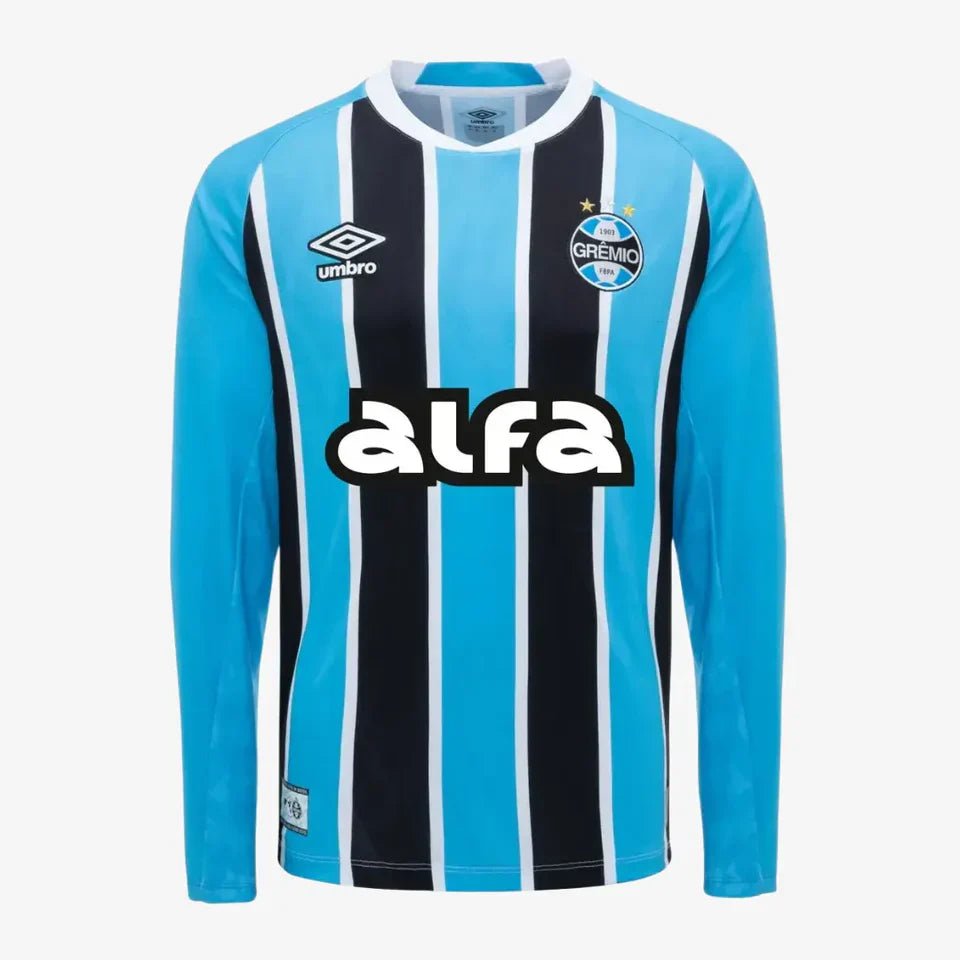 Camisa Umbro Grêmio 2025/26 I Manga Longa - FutStore