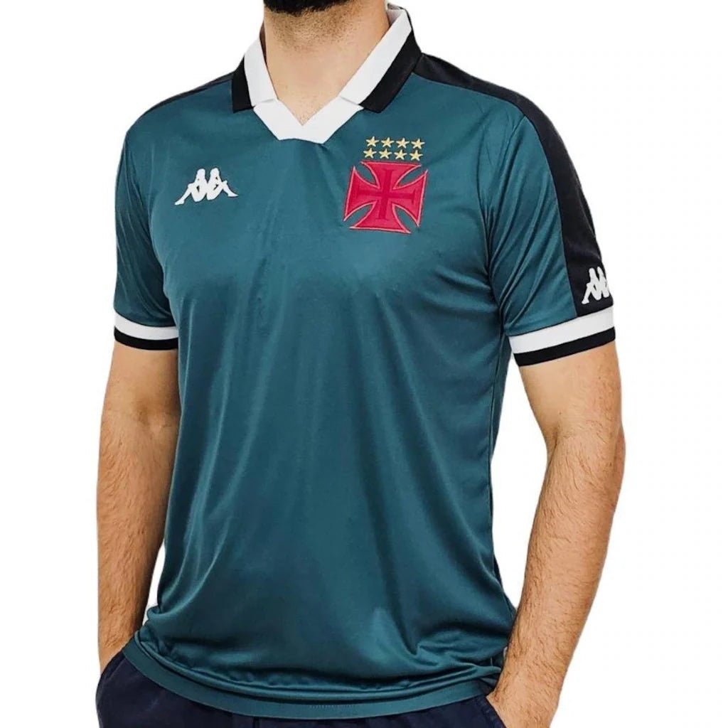 Camisa Vasco da Gama Kappa 2024 Goleiro Petróleo - Masculina - FutStore