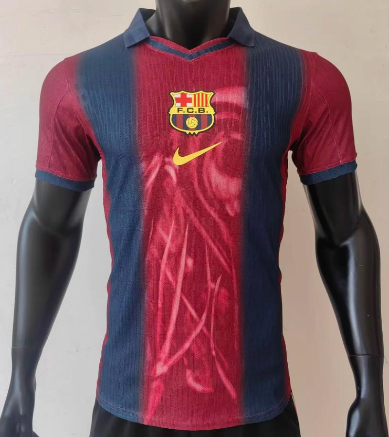 Cj X Nike X FC Barcelona Retro 2000/01 Home Skeleton Player - Slim Fit - FutStore