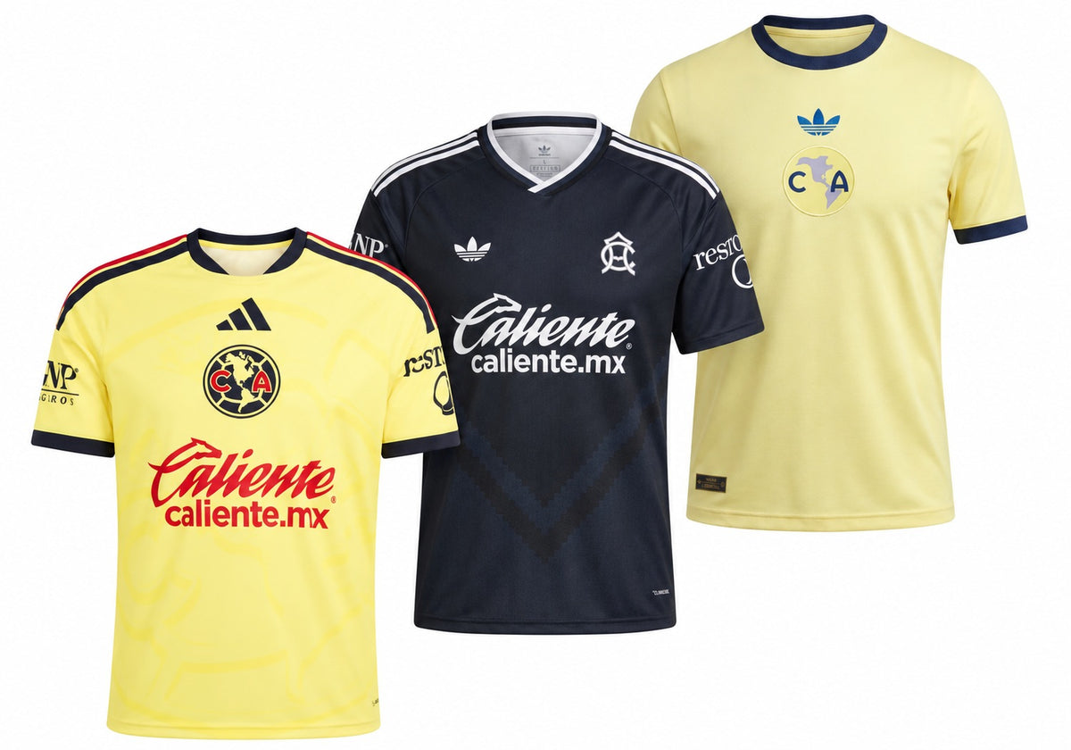 Club America 3-Pack 2026/27 - Home, Away, 110th Anniversary - FutStore