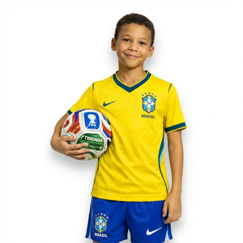 Conjunto Infantil Brazil World Cup 2026 Kit Kids - FutStore