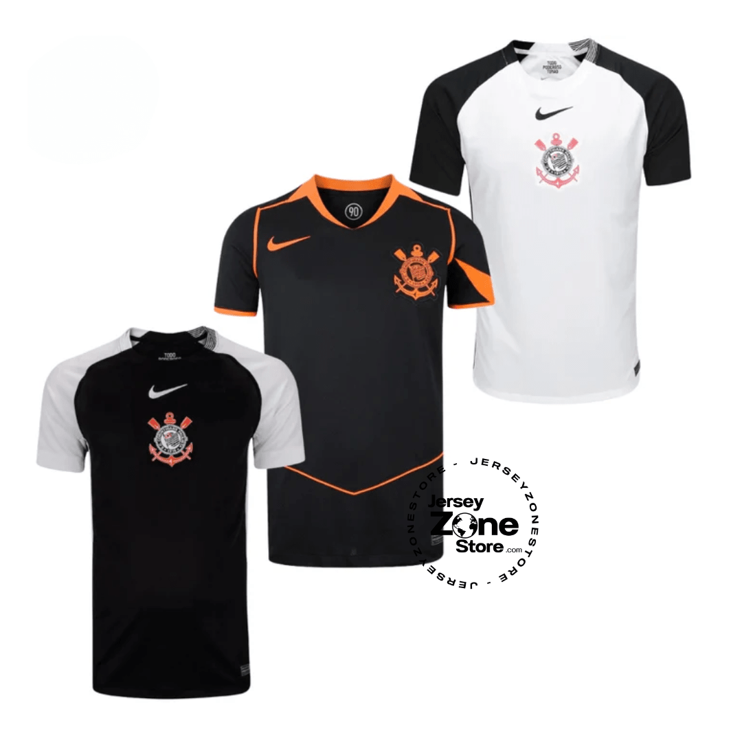 Corinthians Home, Away e Third 2025/26 - Kit 3 - Fan Version - FutStore