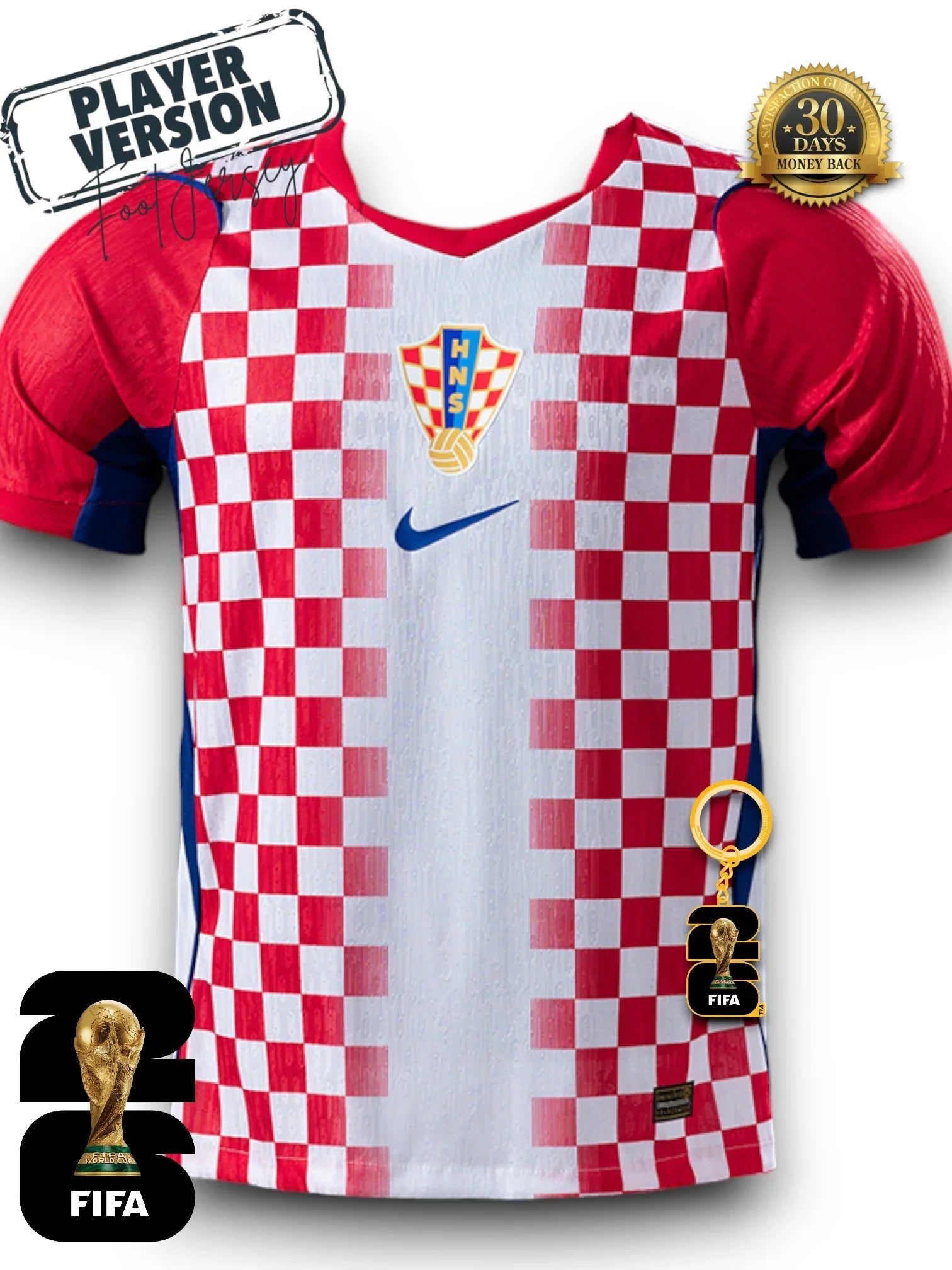 Croatia World Cup 2026 Jersey - Player Version - FutStore