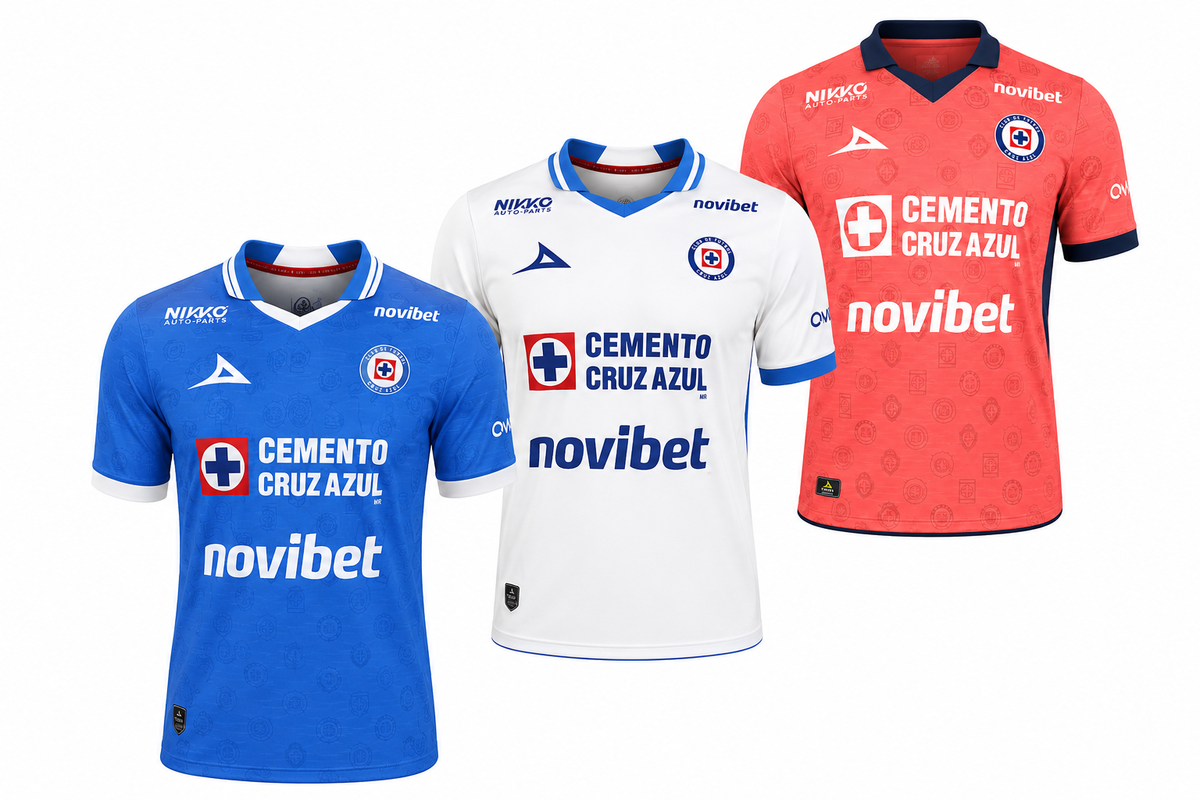 Cruz Azul 2026/27 - 3 Pack Home, Away, Goalkeeper - Fan Version - FutStore
