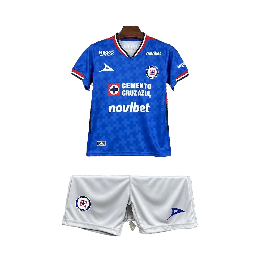 Cruz Azul 2025/26 home Kids Kit - FutStore