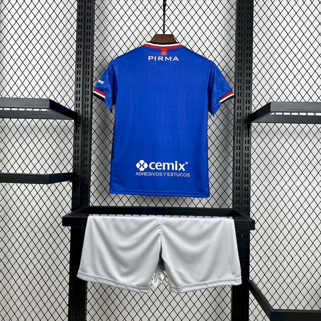 Cruz Azul 2025/26 home Kids Kit - FutStore