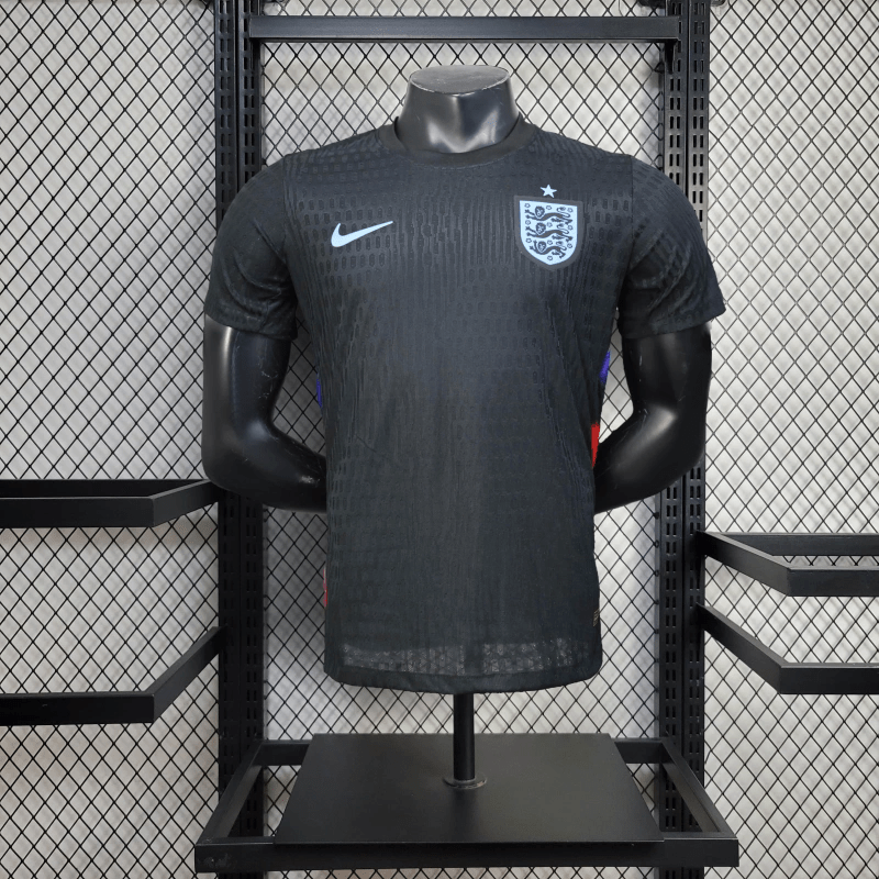 England 25/26 Training Jersey - Black - Player Version - Slim Fit - FutStore