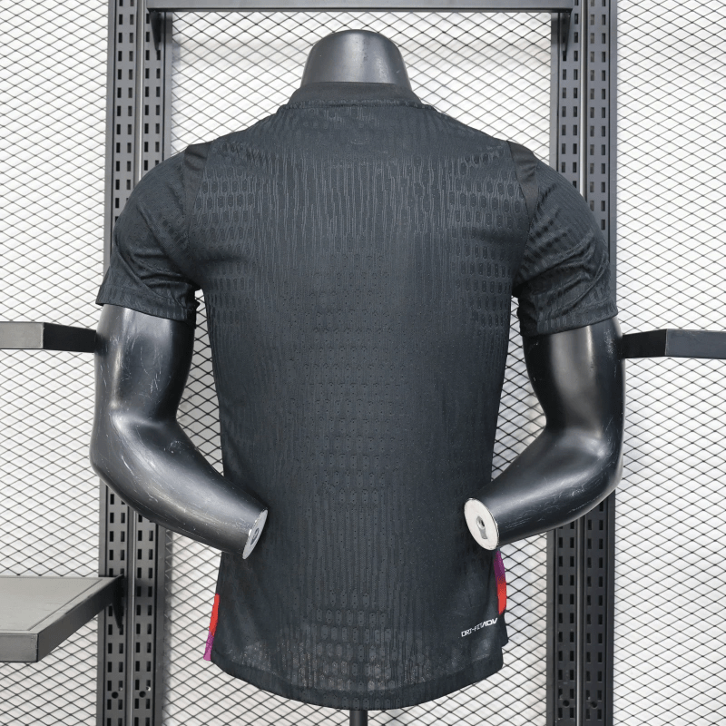 England 25/26 Training Jersey - Black - Player Version - Slim Fit - FutStore
