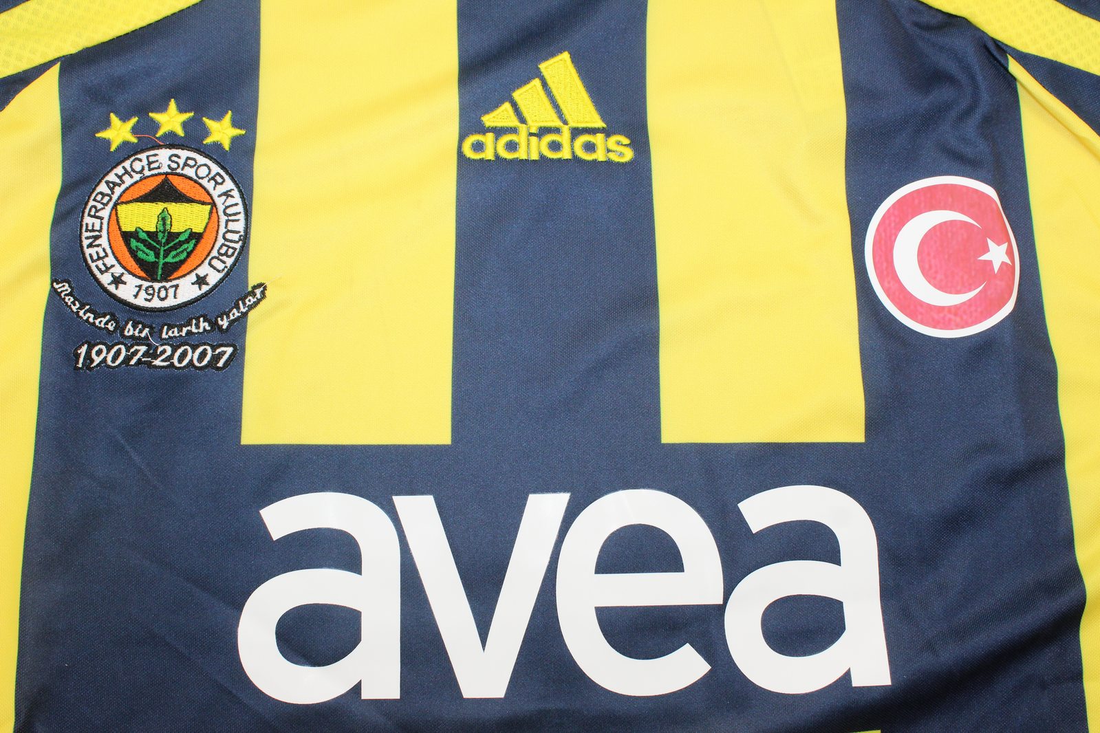 Fenerbahce 07 - 08 Retro Jersey home Alex 20 - FutStore
