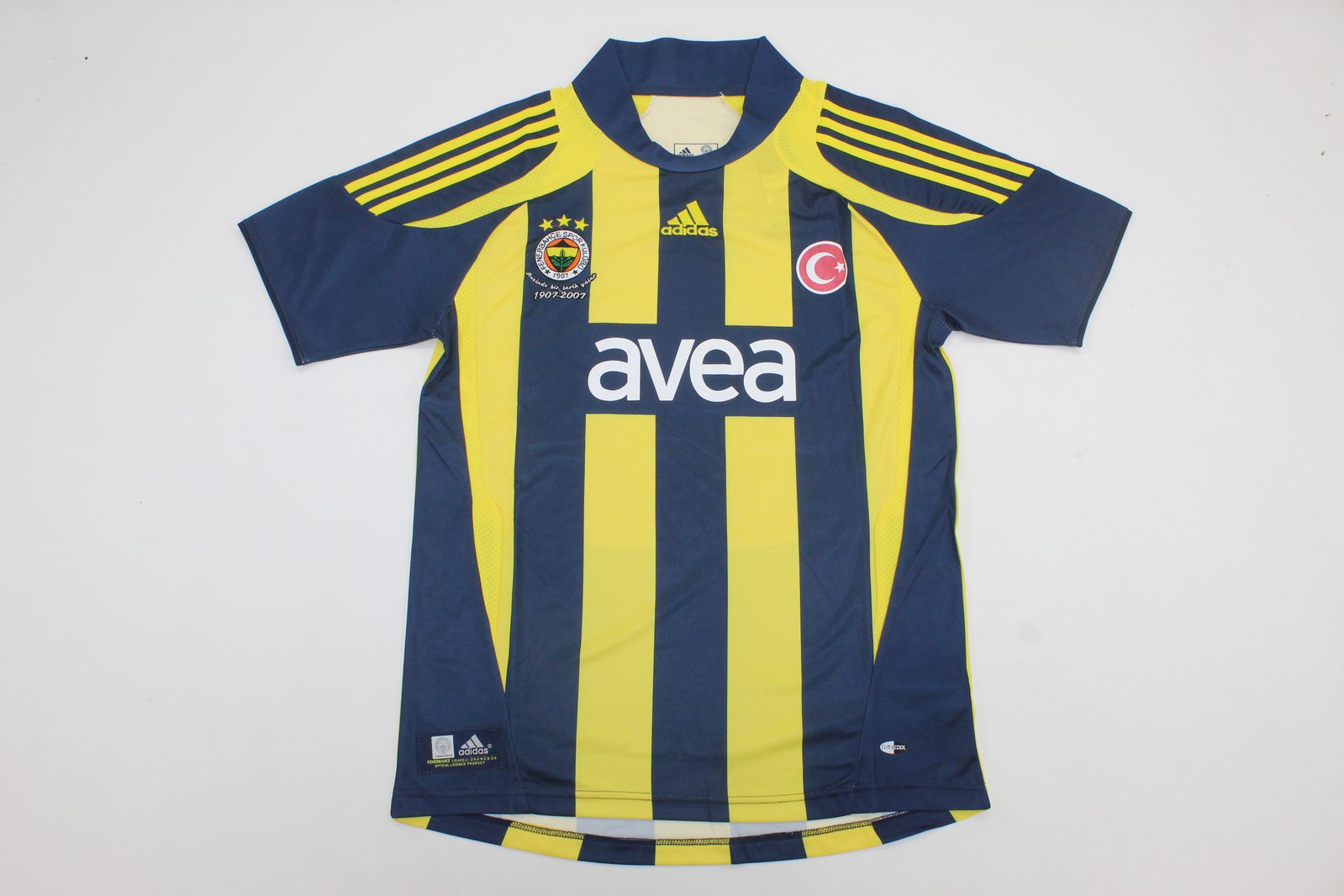 Fenerbahce 07 - 08 Retro Jersey home Alex 20 - FutStore