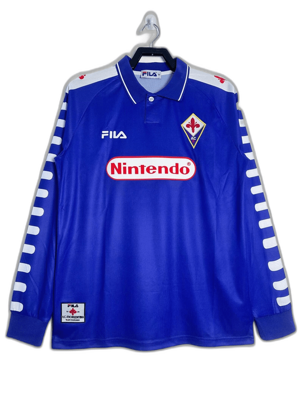 Fiorentina 98/99 I Home Jersey - Long Sleeve Retro Version - FutStore