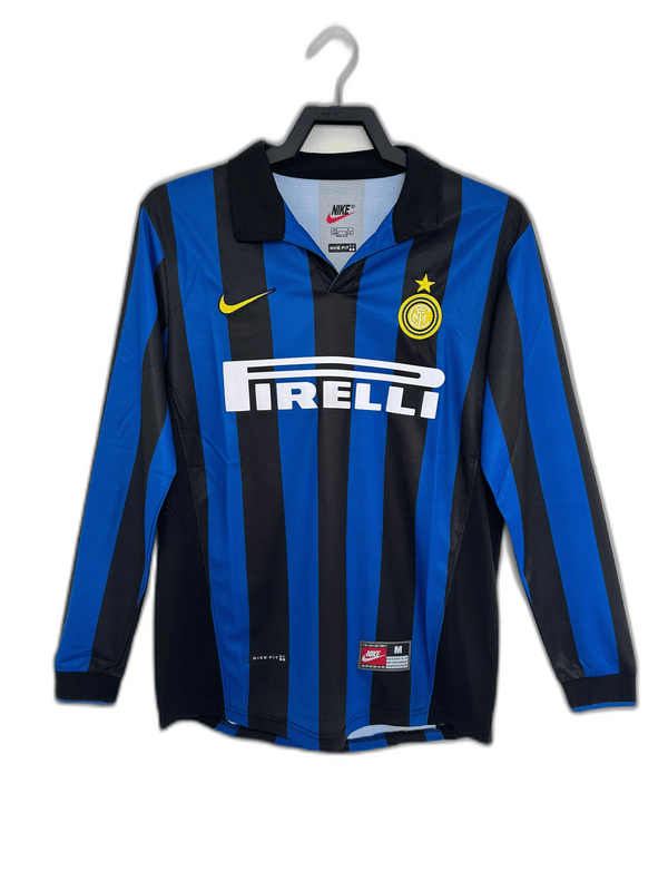 Inter Milan 98/99 I Home Jersey - Long Sleeve Retro Version - FutStore
