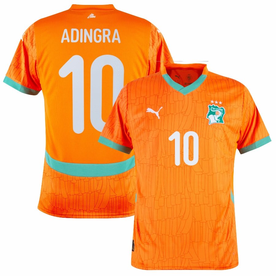 Ivory Coast Adingra 10 Home Fan Jersey 2025/26 - FutStore