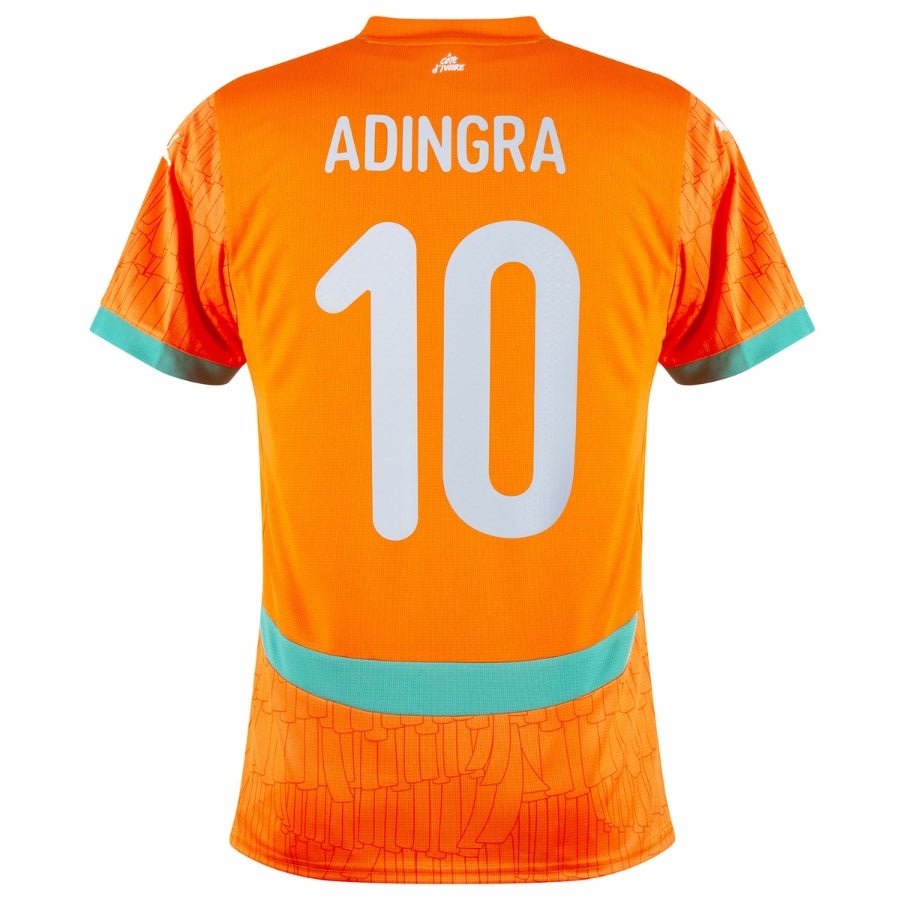 Ivory Coast Adingra 10 Home Fan Jersey 2025/26 - FutStore