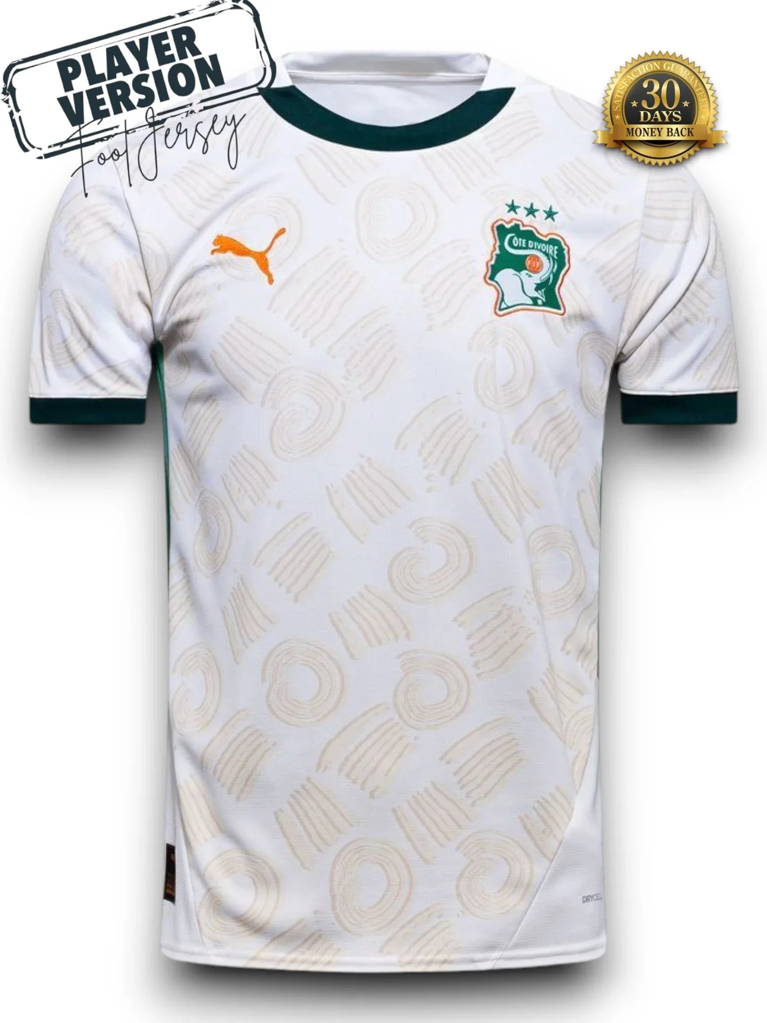 Ivory Coast Away 2025 Jersey - Player Version - FutStore