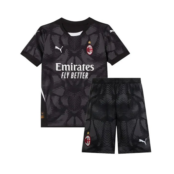 Kids AC Milan Goalkeeper Black Jersey 2024/25 - FutStore