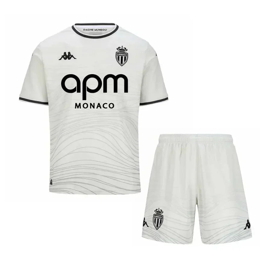 Kids AS Monaco Third Jersey 2024/25 - FutStore