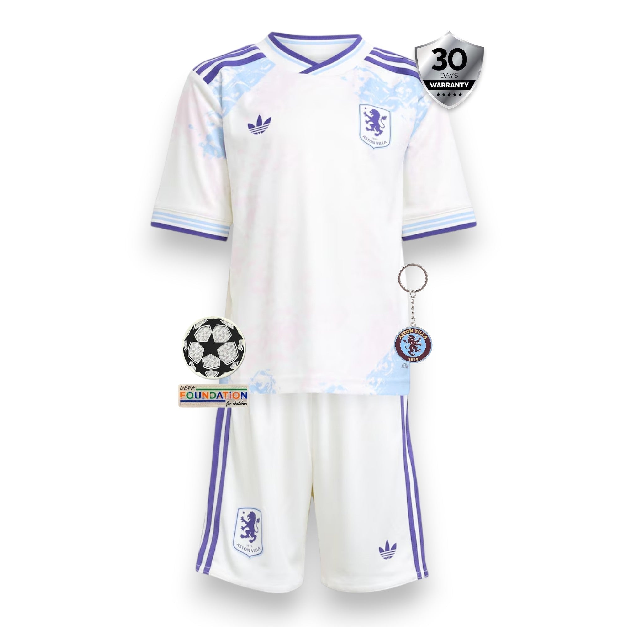 Kids Aston Villa Third Kit 2025/26 - FutStore