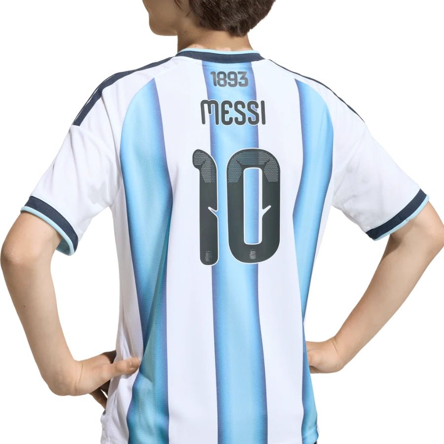 Kids Kit Argentina Home Messi 10 Fan Jersey Shirt 2026 World Cup - FutStore