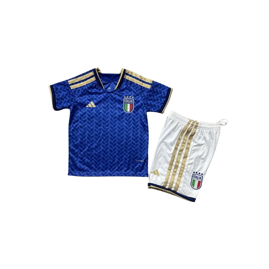 Kids Kit Italy Home Fan Jersey Shirt 2026 World Cup - FutStore