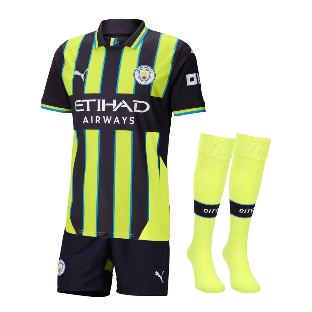 Kids KIT Manchester City Away Jersey 2024/25 - FutStore