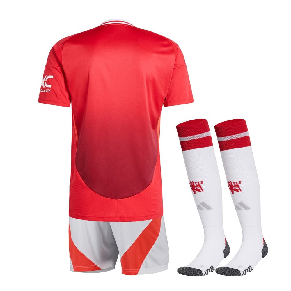 Kids KIT Manchester United Home Jersey 2024/25 - FutStore