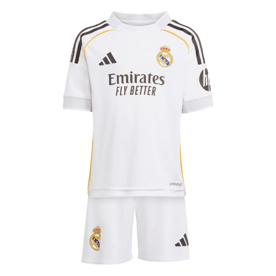 Kids Kit Real Madrid Home Fan Jersey 2025/26 - FutStore