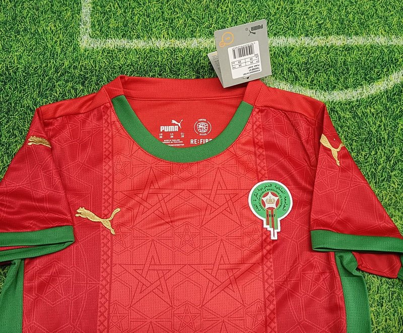 Kids Morocco Home Kit 2025 - FutStore