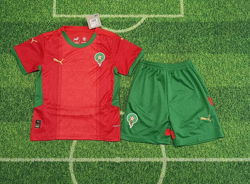Kids Morocco Home Kit 2025 - FutStore