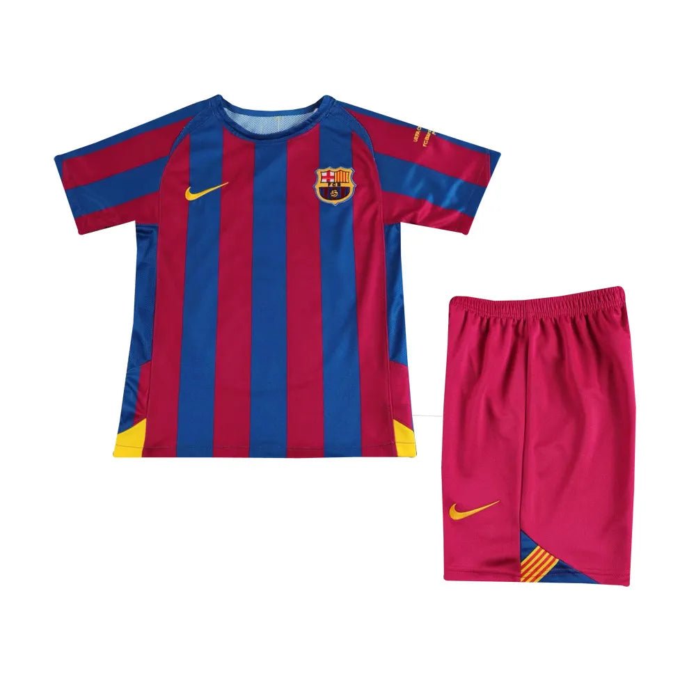 Kids Retro Barcelona Home Jersey 2005/06 - FutStore