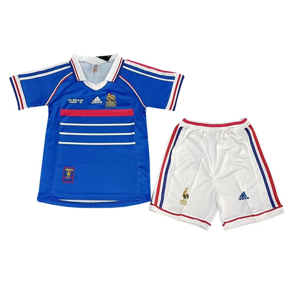 Kids Retro France Home Jersey 1998 - FutStore