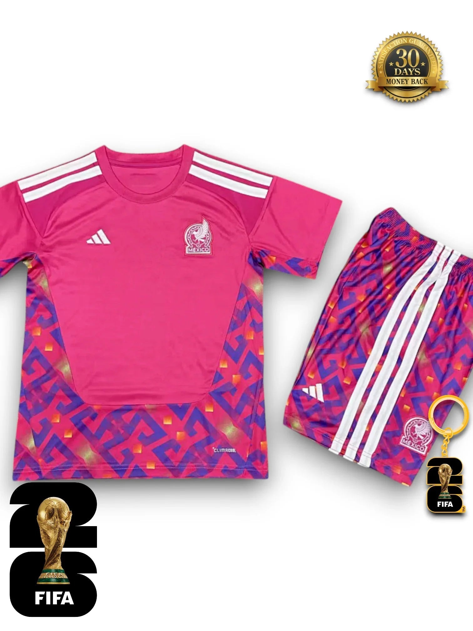 Kit Kids Mexico World Cup 2026 Goalkeeper Jersey - FutStore