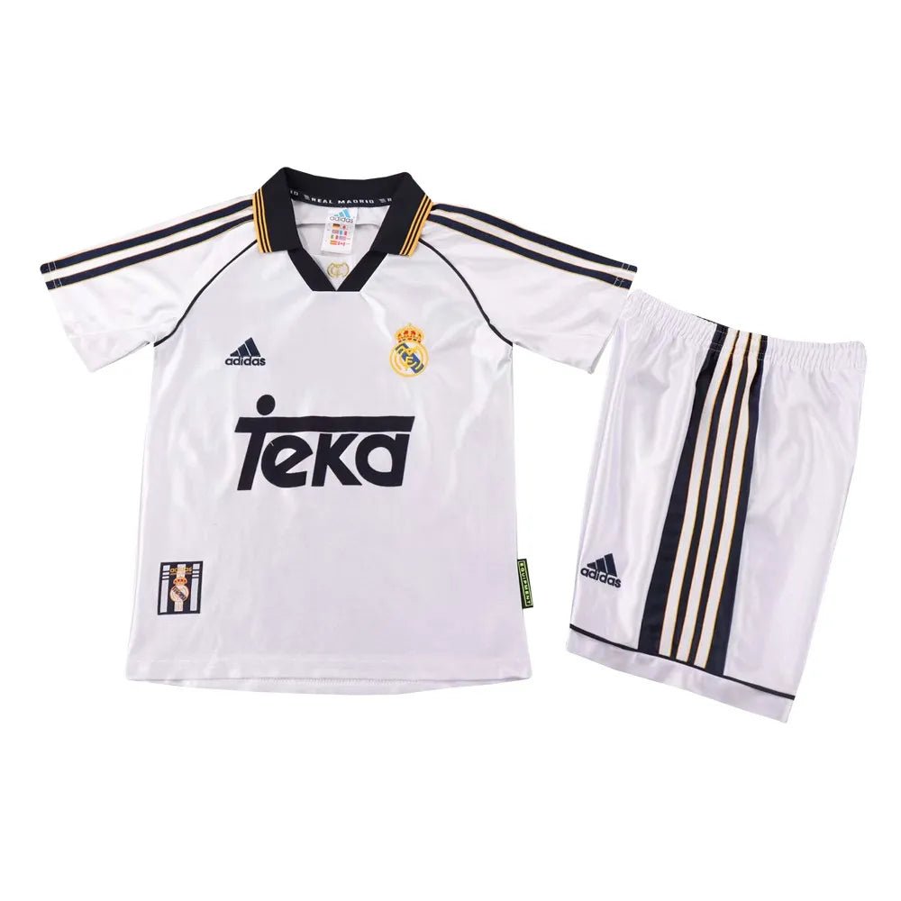 Kit Kids Retro Real Madrid Home Jersey 1998/00 - FutStore