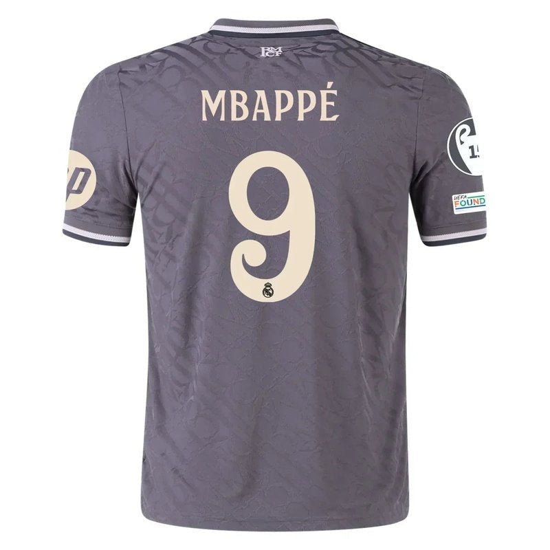 Kylian Mbappe Real Madrid 24/25 III Third Jersey - Player Version - Slim Fit - FutStore