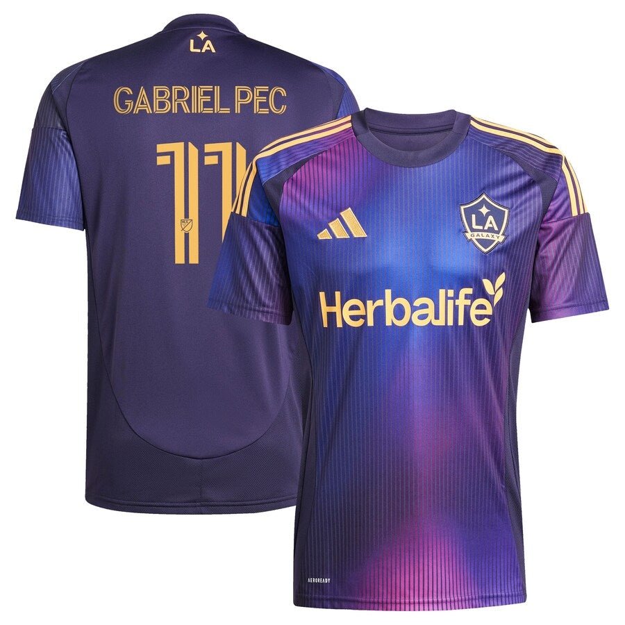 LA Galaxy Gabriel Pec 11 Away Fan Jersey 2025/26 - FutStore