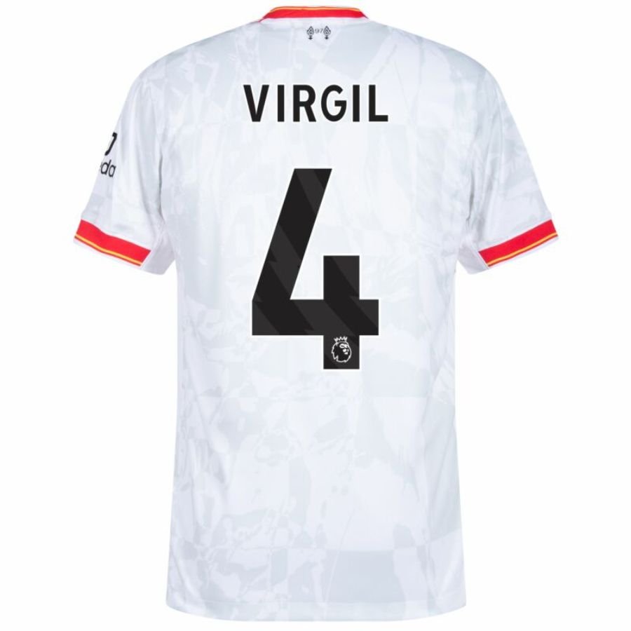 Liverpool Virgil 4 Away 2024/25 Patches UCL UEFA Foundation (Official Printing) - FutStore