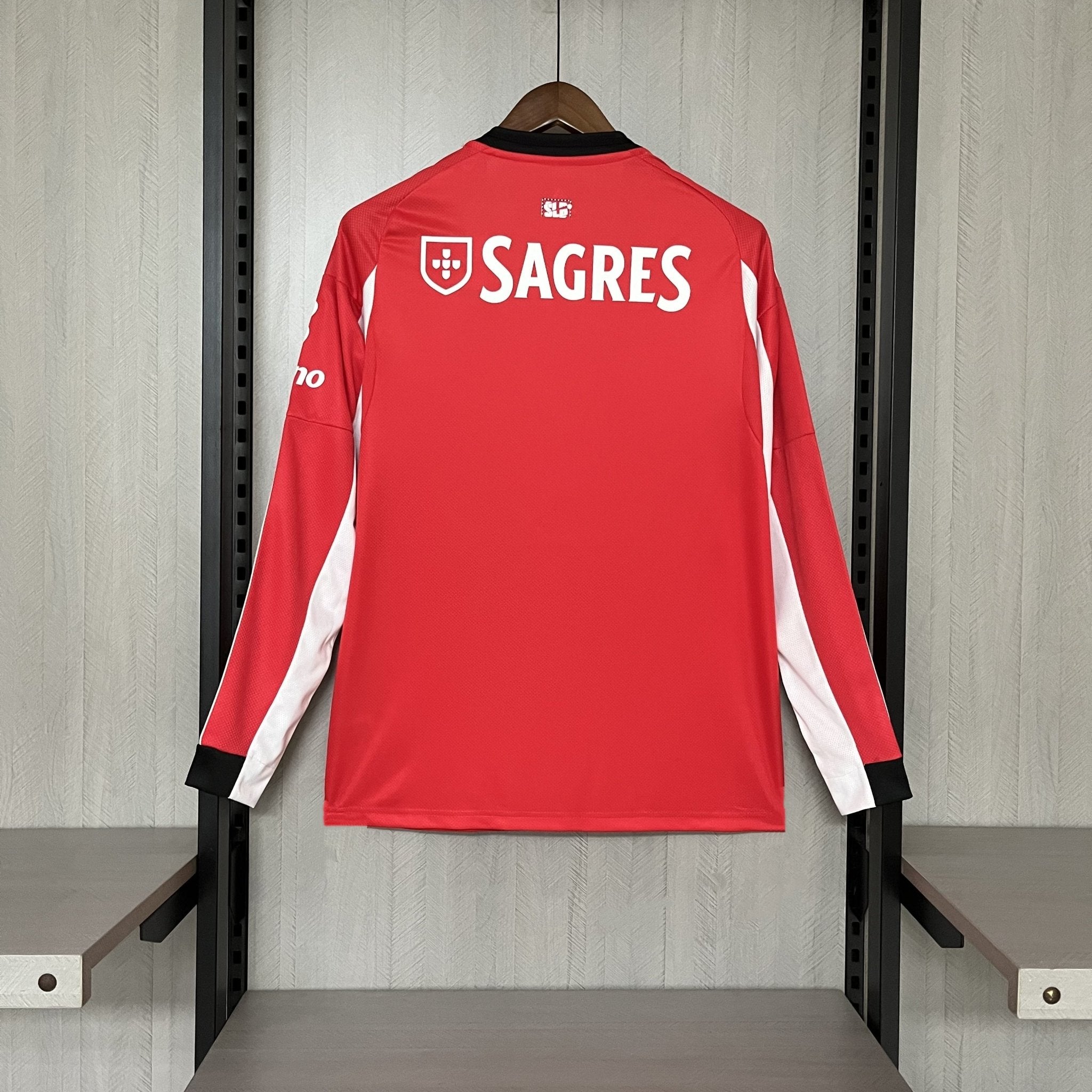 Long Sleeve 2025/26 Benfica Home Jersey - FutStore