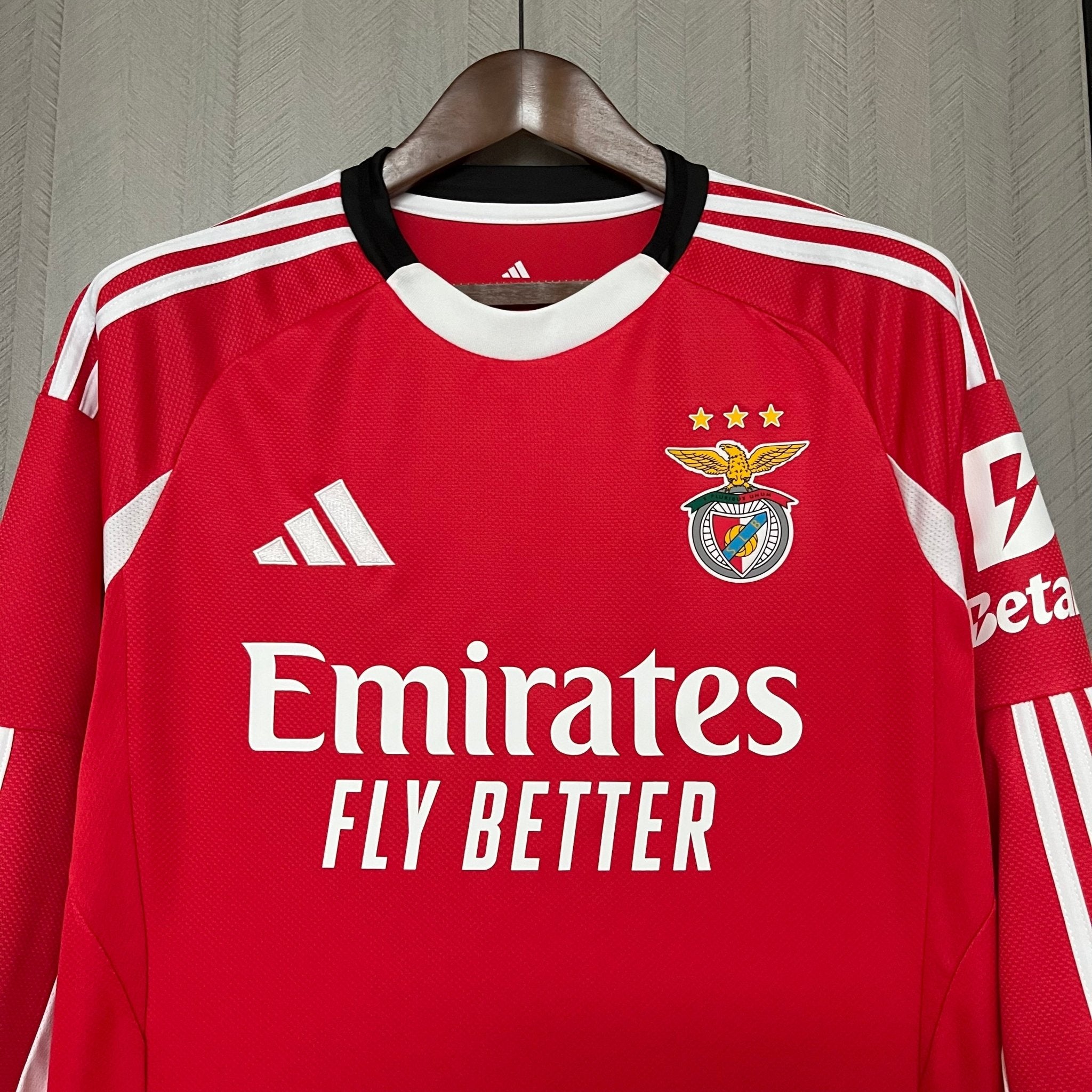 Long Sleeve 2025/26 Benfica Home Jersey - FutStore