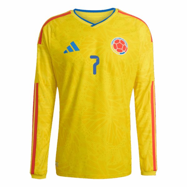 Luis Diaz Long Sleeve Colombia Home - Fan Version World Cup 2026 - FutStore