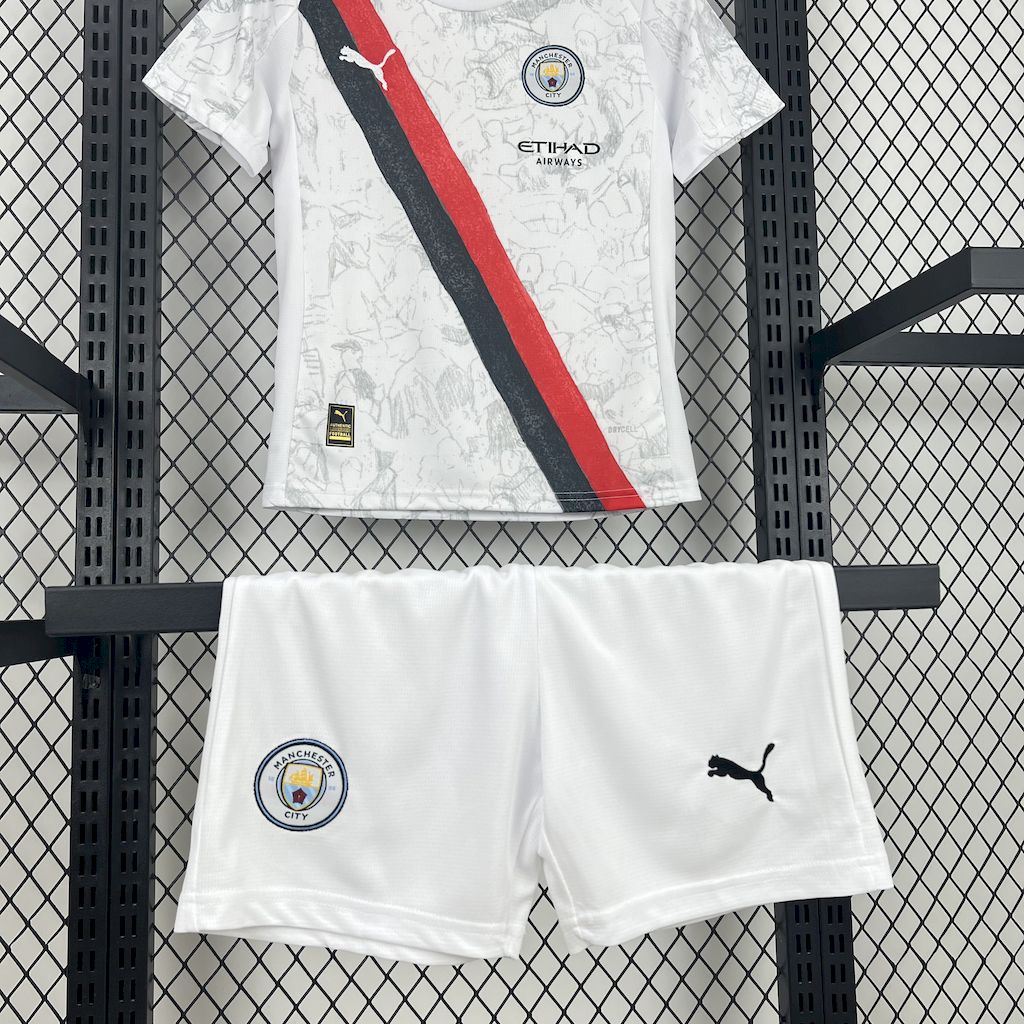 Manchester City 2025/26 Away Kids Kit - FutStore