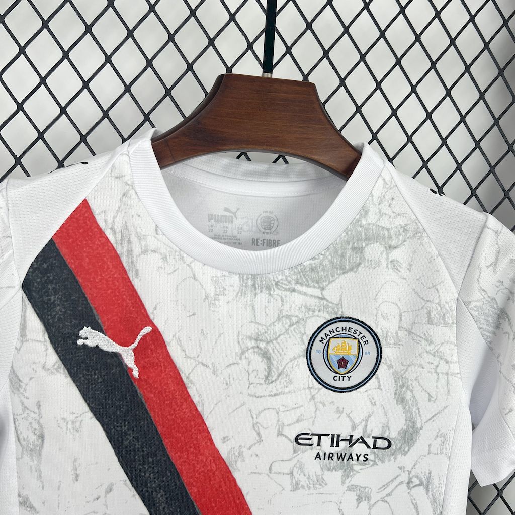 Manchester City 2025/26 Away Kids Kit - FutStore