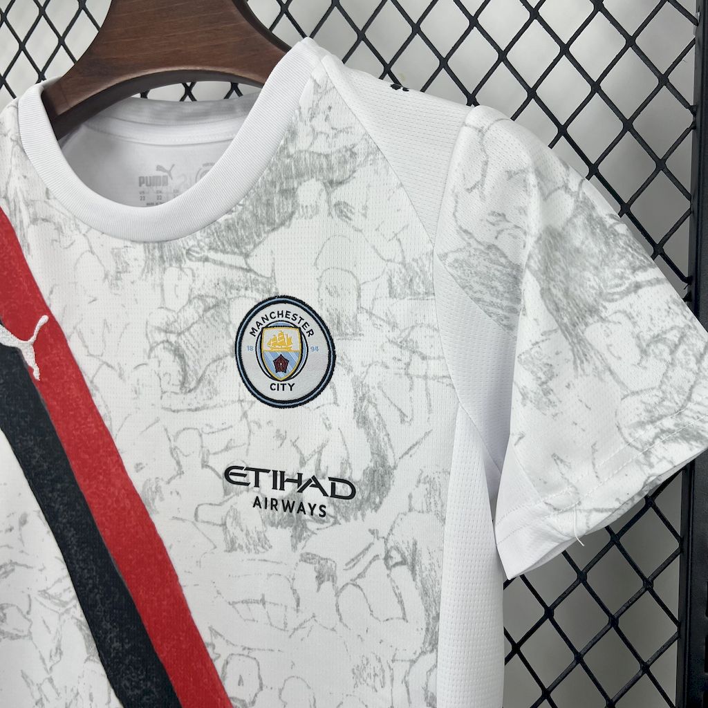 Manchester City 2025/26 Away Kids Kit - FutStore