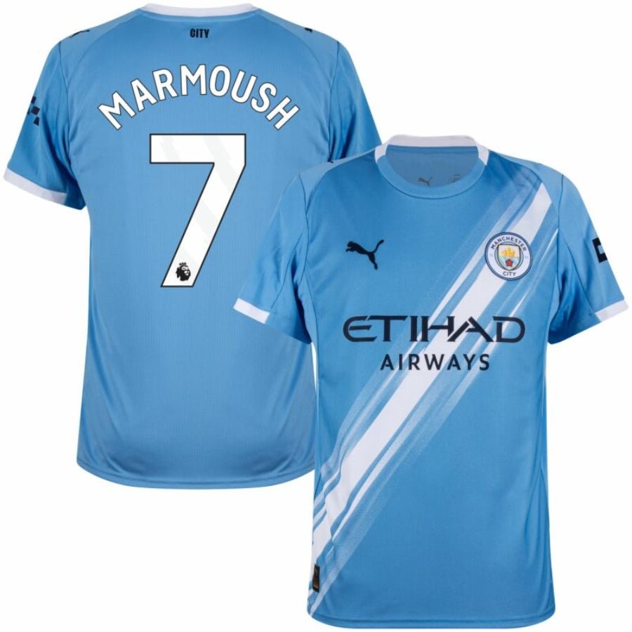 Manchester City Home Marmoush 7 Fan Jersey 2025/26 - FutStore