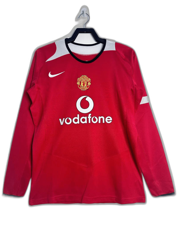 Manchester United 05/06 I Home Jersey - Long Sleeve Retro Version - FutStore