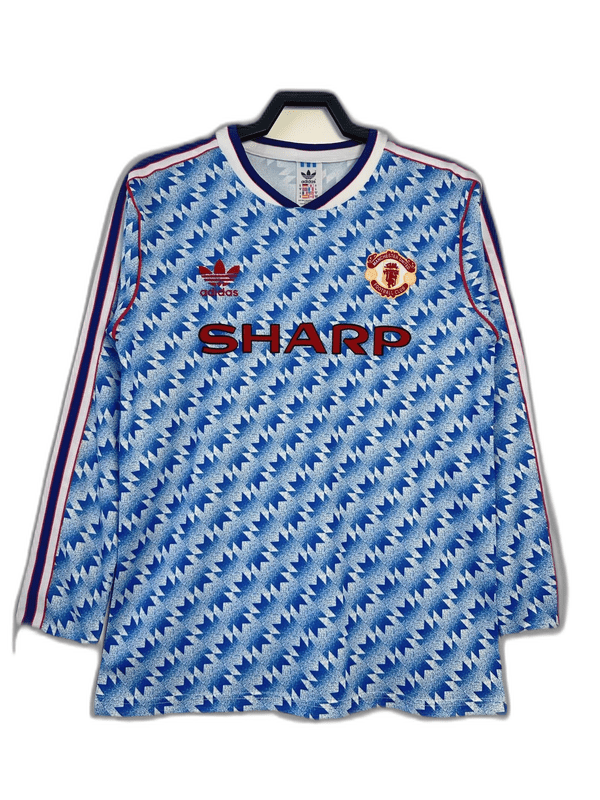 Manchester United 90/92 II Away Jersey - Long Sleeve Retro Version - FutStore